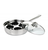 Clearview Stainless Steel 4 Cup Egg Poacher Set 